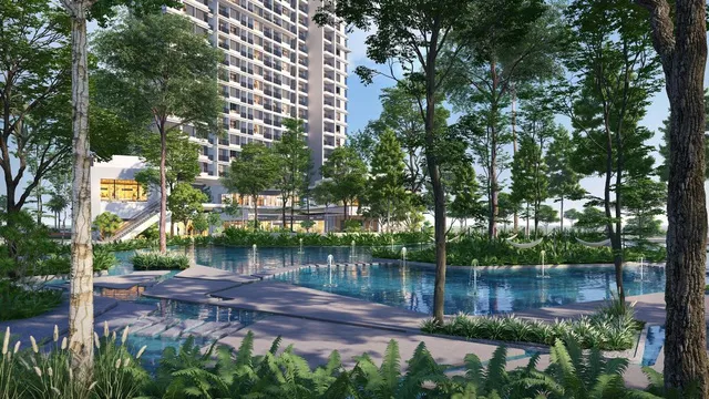 Cư dân Ecopark ngồi trong nhà vẫn có thể ngắm suối chảy, thác đổ - Ảnh 2. Cư dân Ecopark ngồi trong nhà vẫn có thể ngắm suối chảy, thác đổ - Ảnh 2.