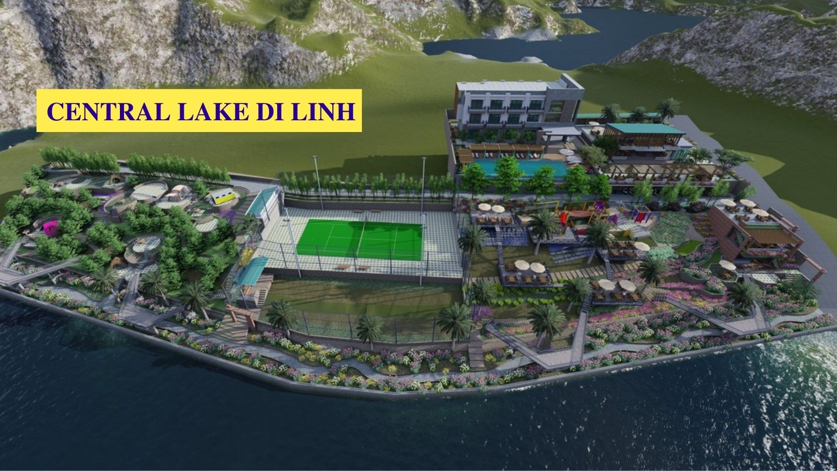 Central Lake Di Linh - Khu nghỉ dưỡng đẳng cấp trung tâm Hồ Tây