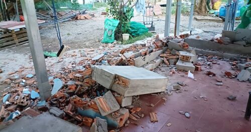 Tháo dỡ Khu Du lịch sinh thái xây dựng không phép bên sông Cái