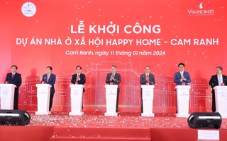 Vinhomes dồn dập xây nhà ở xã hội, chỉ trong 1 tuần liên tiếp khởi công 2 dự án lớn quy mô hơn 100ha tại Hải Phòng và Nha Trang