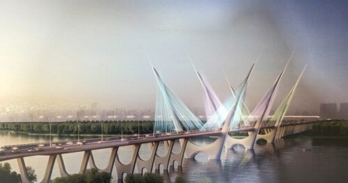 Khởi công cầu bắc qua sông Hồng nối quận Bắc Từ Liêm với huyện Đông Anh trong tháng 10 năm nay