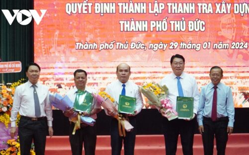 Thành lập Thanh tra Xây dựng Thành phố Thủ Đức