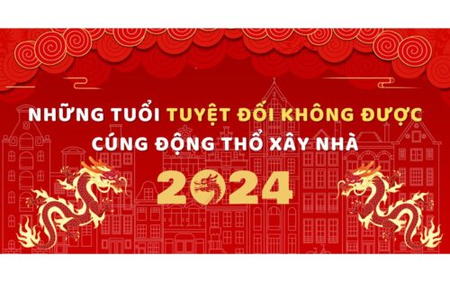 Những tuổi tuyệt đối không được cúng động thổ xây nhà trong năm 2024