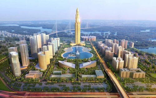 Tháp Tài chính 108 tầng trong dự án 4,2 tỷ USD ở Hà Nội đang thi tuyển phương án kiến trúc 7 Tháp Tài chính 108 tầng trong dự án 4,2 tỷ USD ở Hà Nội đang thi tuyển phương án kiến trúc