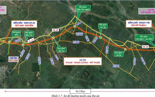 Liên danh Đèo Cả - CII - Tasco đề xuất làm dự án mở rộng cao tốc Trung Lương - Mỹ Thuận gần 40.000 tỷ đồng, sử dụng hơn 1.000ha đất