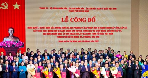 Tổng Bí thư Tô Lâm dự lễ công bố thành lập “siêu đô thị” thành phố Hồ Chí Minh